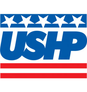 USHP red and blue logo