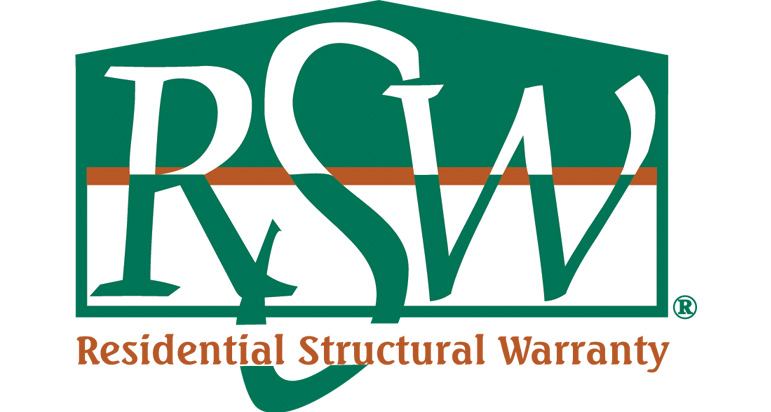RSW - Residential Structural warranty - green and orange logo