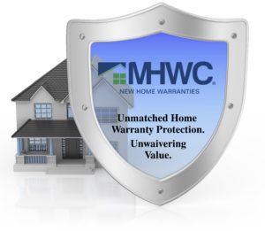 house with shield in front of it with MHWC logo