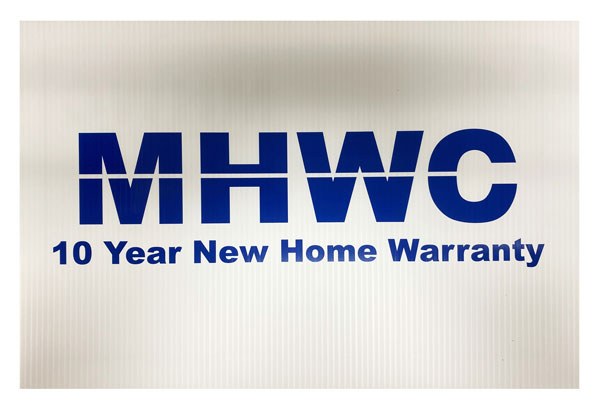 MHWC lot sign